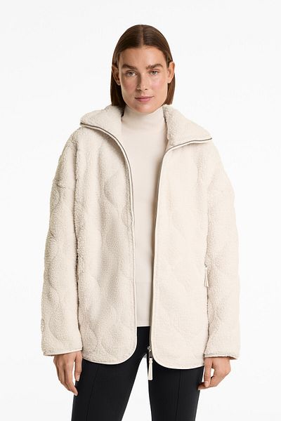 Oysho Padded faux-shearling jacket