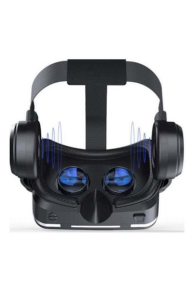 COOYA Seven Generation VR 3D Glasses w/ Adjustable Focus, Immersive Viewing, Lightweight Design – Black