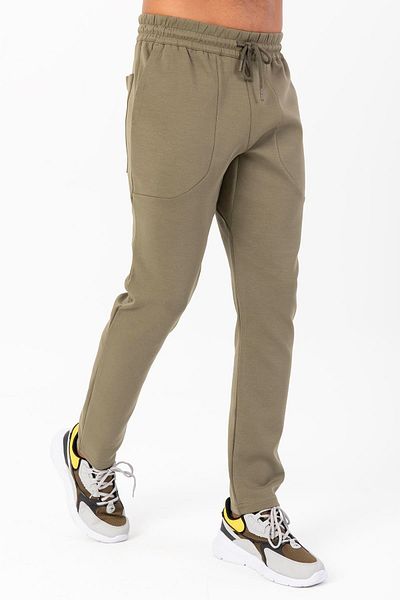MARATON Regular Men's Skinny Leg Light Khaki Sweatpants 22480