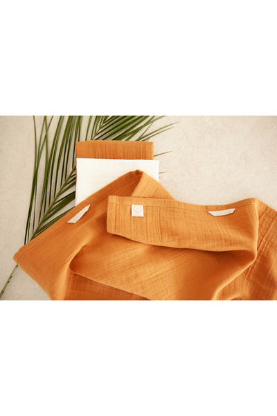 Socha&Co Koyu Karamel Müslin Kurulama Bezi