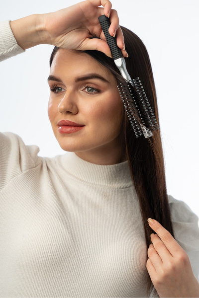 Vepa Perie de păr Silver 320 - Elite Air, mâner din cauciuc, antistatică, echilibru ulei