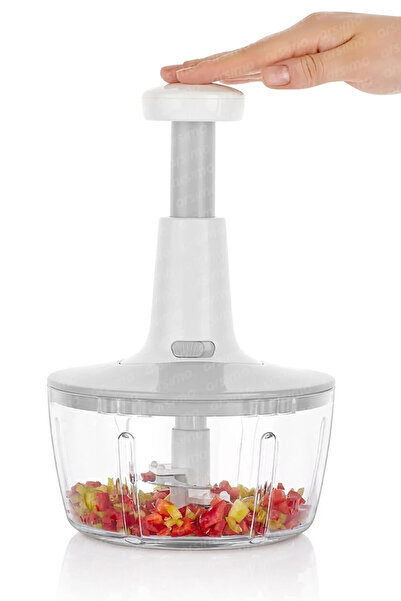 Skygo Ruby Top Press Hand Rondo Blender με Ατσάλινες Λεπίδες Λευκό