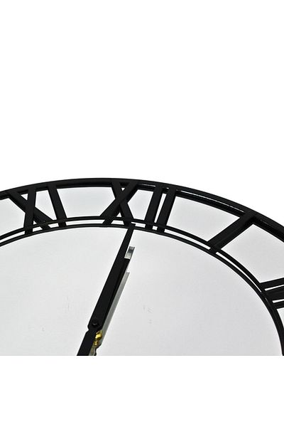BM GİFT DESİGN Metal wall clock with mirror