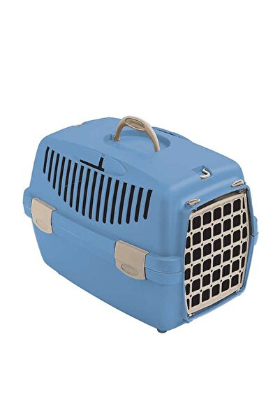 Stefanplast Gulliver 1 Kedi Köpek Taşıma Bej/gökyüzü Mavi 48x32x31cm