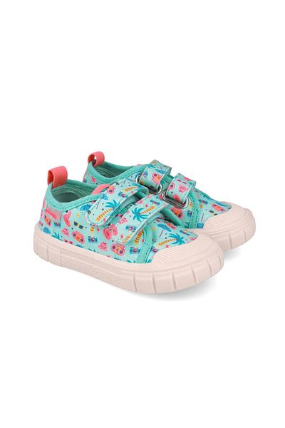 Garvalin Garvalin 252383 children's canvas sneakers, turquoise Size: 26