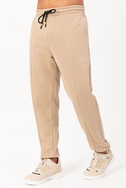 MARATON Oversized Men's Rubber Leg Open Mink Sweatpants