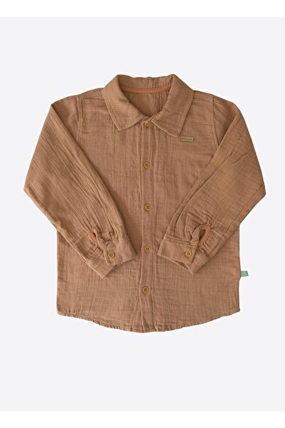 kitikate Organik Puka Müslin Gömlek Tarçın