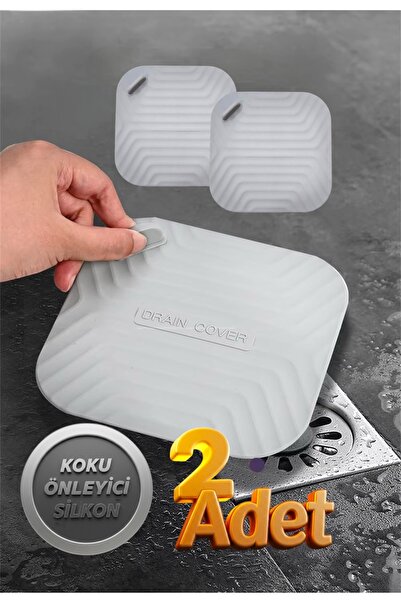 Dem Home 2 ADET Kötü Koku Önleyici Silikon Mat Banyo Mutfak Lavabo Balkon Gid...