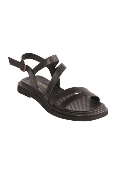 Mammamia Kadın Deri Sandalet D25YS-5005-B