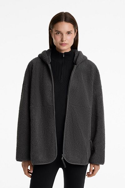 Oysho Oversize faux-shearling jacket