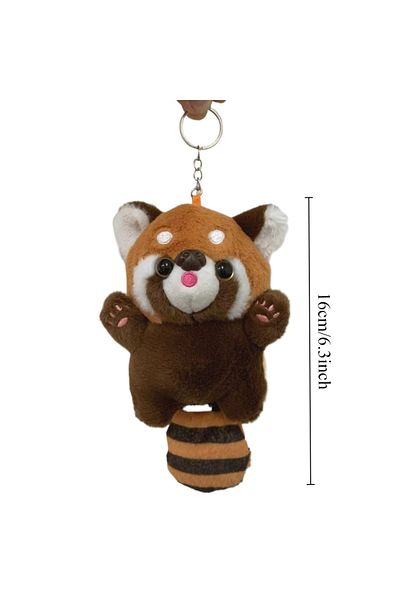 Choice Panda doll keychain Red Panda Plush Backpack Cute Plushie Doll Women Crossbody Fur Soft Shoulder Bag