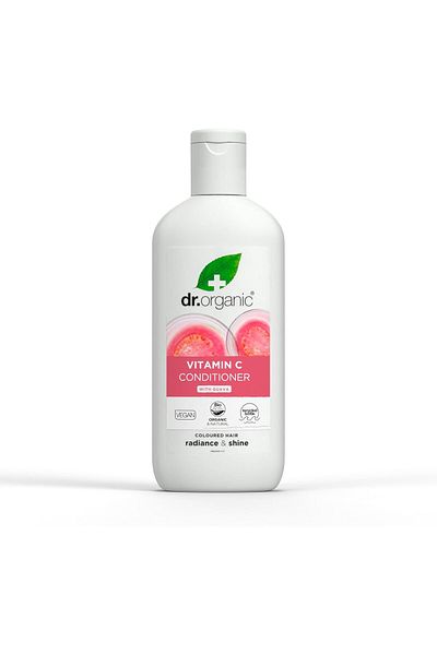 dr.organic Dr Organic Guava Conditioner with Vitamin C, Natural, Vegan for Coloured Hair, 265ml