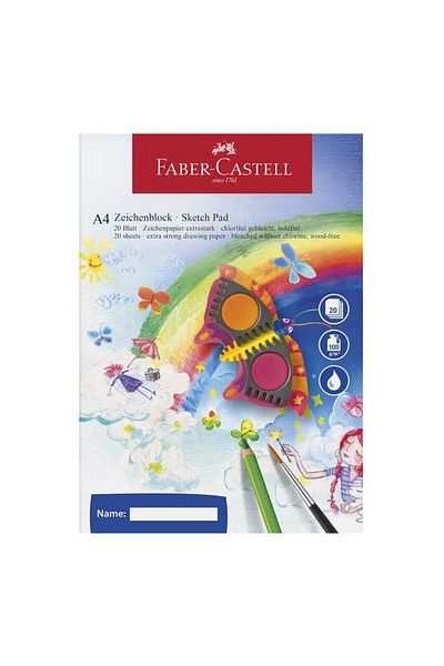 Faber Castell Bloc desen A4 20 file 100 gr. Faber Castell