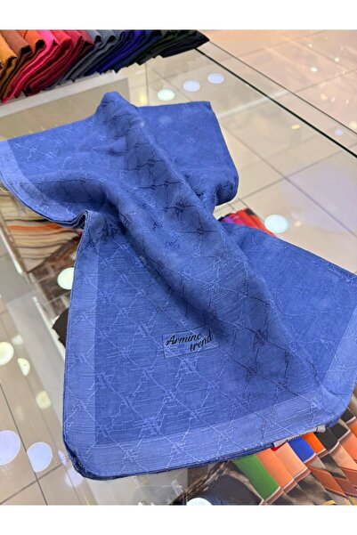 Armine Logolu Violet Şal