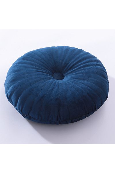 Choice 35x35cm Dark Blue Round Pouf Throw Pillow Tatami Cushion Home Decorative Sofa Cushion Bed Chair Floo