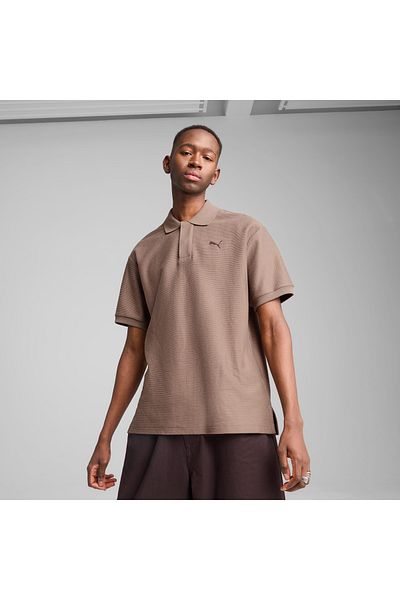 Puma Мъжка кафява поло риза Premium Essentials (629670-93)