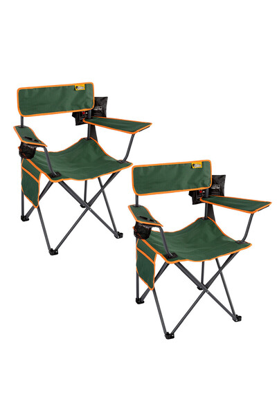 Funky Chairs Camp 2.0 Katlanabilir Kamp Piknik Sandalyesi - Petrol Yeşili (2 ...