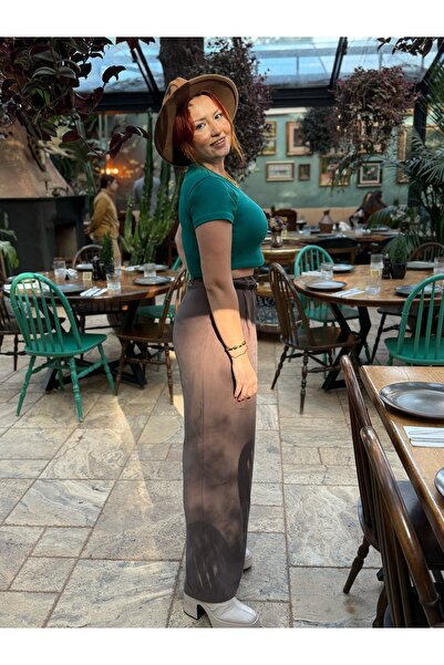 Tumtum Wear Kemer Detaylı Palazzo Pantalon