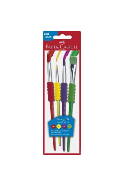 Faber Castell Σετ 4 στυλό Faber-Castell Soft Touch