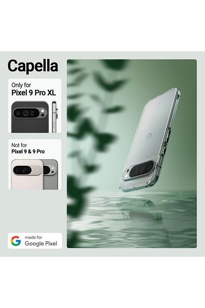 caseology Capella for Google Pixel 9 Pro XL case cover 2024 [Military Grade] - Crystal Clear