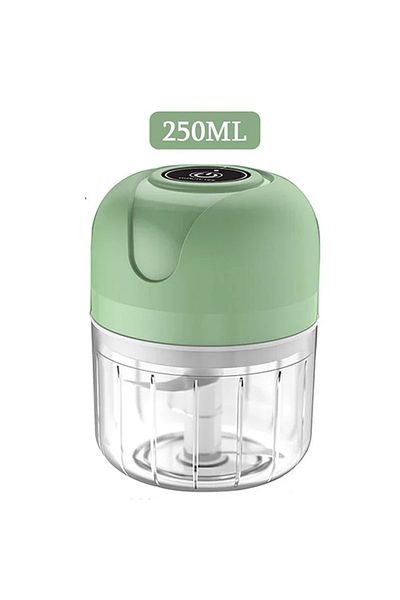 Choice Green Mini Electric Garlic Chopper USB Meat Grinder Garlic Masher Machine Sturdy Durable Crushed Gin