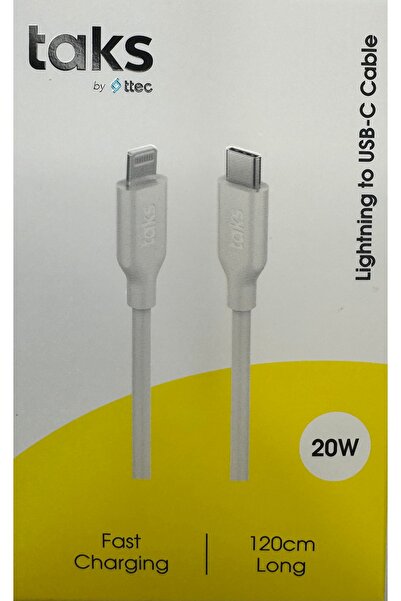 Ttec TAKS TYPEC - LIGHTNING 120CM 20W ŞARJ KABLOSU