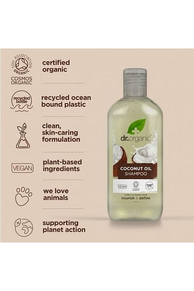 dr.organic Dr Organic Coconut Oil Conditioner for Normal & Dry Hair, 265ml