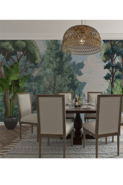 dreamwall Yeşil Doğa Manzaralı Duvar Kağıdı Isı ve Ses Yalıtımlı Tekstil