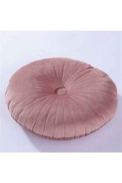 Choice 35x35cm Dark Pink Round Pouf Throw Pillow Tatami Cushion Home Decorative Sofa Cushion Bed Chair Floo