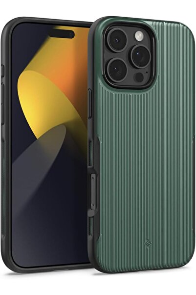 Spigen Dual Grip Mag for iPhone 16 Pro MAX case [MagSafe compatible] Military Grade - Jade Green