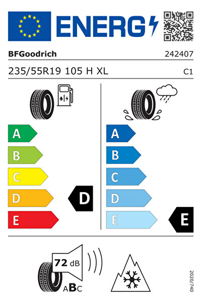 Bf Goodrich 235/55R19 105H XL Trail Terrain T/A 4 Mevsim Lastiği (2023 Üretim)