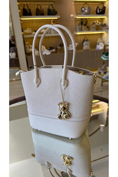 KRISTE BELL İthal Yumuşak Kadife Dokulu Deri Üç Bölmeli Uzun Askılı Kadın Çanta