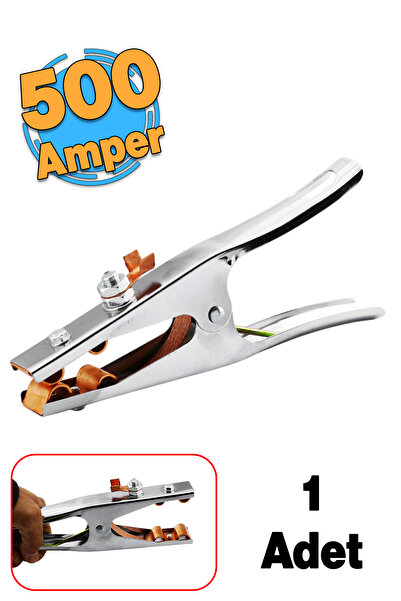 Badem10 500 Amper Elektrod Kaynak Bakır Destekli Kaynakçı Pense Kaynak Şase P...