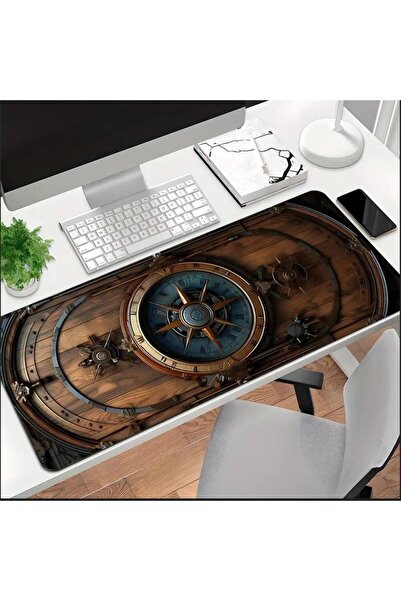 sgeteknoloji 70X30 CM DESIGN RULĂ DE MARINĂ BAZĂ ANTIALUNECĂ SURFACĂ DE VITEZĂ MOUSE PAD GAMING