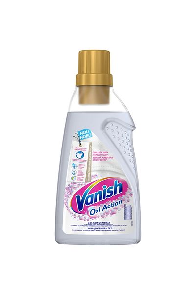 Vanish SOLUȚIE GEL PATE PATE 750ML OXI ACTION ALB