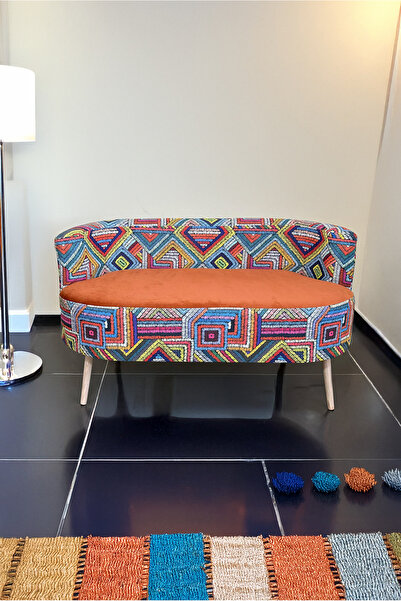 YAPKAR Çay Seti Renkli Koltuk  Ofis Balkon Cafe Bahçe Çok Renkli Salon Mobilyası