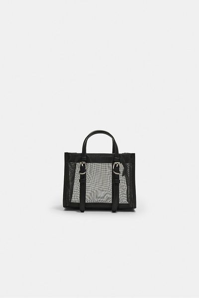Stradivarius Mesh tote bag