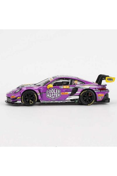 mini gt 793 بورش 911 Gt3 R #27 بورش 911 Gt3 R #27 هوبوتو للسباقات 2023 كأس العالم للسباقات العالمية للسباقات Gt 70 جائزة ماكاو الكبرى