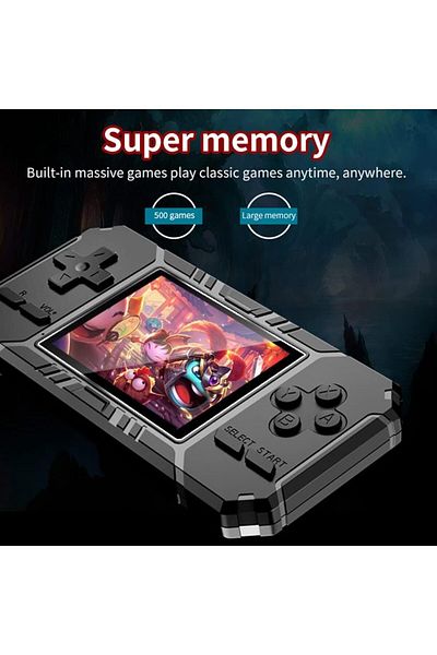 Primo Plus Game Boy Wireless 2.4G Color Game Console with 520 Games