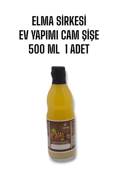 elimden Elma Sirkesi Ev Yapımı 500 ml Cam Şişe