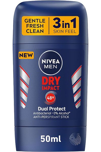 NIVEA للرجال، حماية 48 ساعة، تأثير، 50 مل