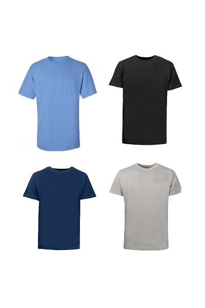 Abani Classic Tricou Promoțional 4 Piese Tricou Individual 4 Culori Cu Jumătate Manecă Decolteu
