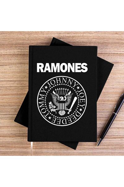 Z zepplin Caiet de pânză neagră Ramones BW
