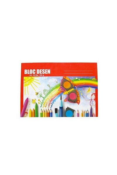 Faber Castell Bloc desen A4 160g 16 coli Faber-Castell Policromie