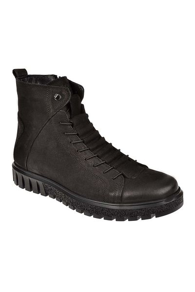 Hammer Jack Comfort Ανδρικά Ρούχα Ασφάλειας Γνήσιο Δερμάτινο Μαύρο Nubuck Hj-17945-m