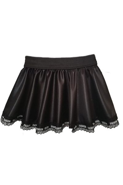 By Piera Fustă pentru copii din dantelă cu talie elastică 0863