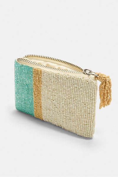 Stradivarius Small beaded purse
