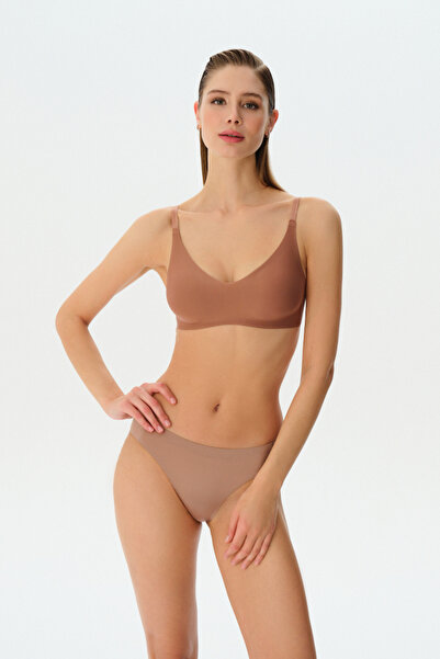 SUWEN Neviditelná, jemná laserem řezaná podprsenka bez kostic