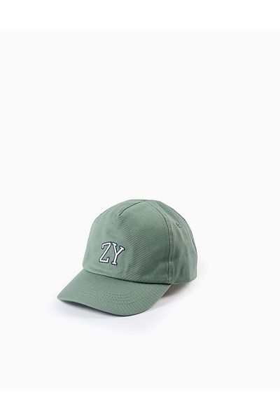 Ziddy Cotton Cap for Baby and Boys 'ZY', Green