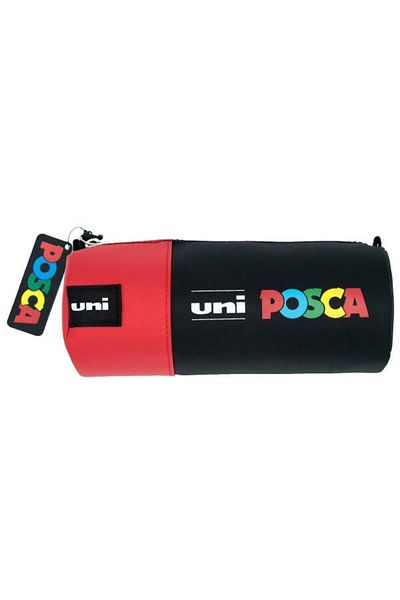 POSCA Set of 16 Markers in Cylindrical Pencil Case - Red